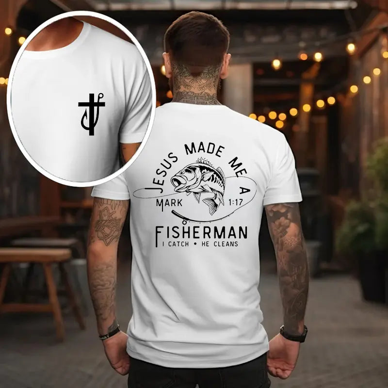 Jesus Made Me a Fisherman Christian T-Shirt/Sweatshirt/Hoodie