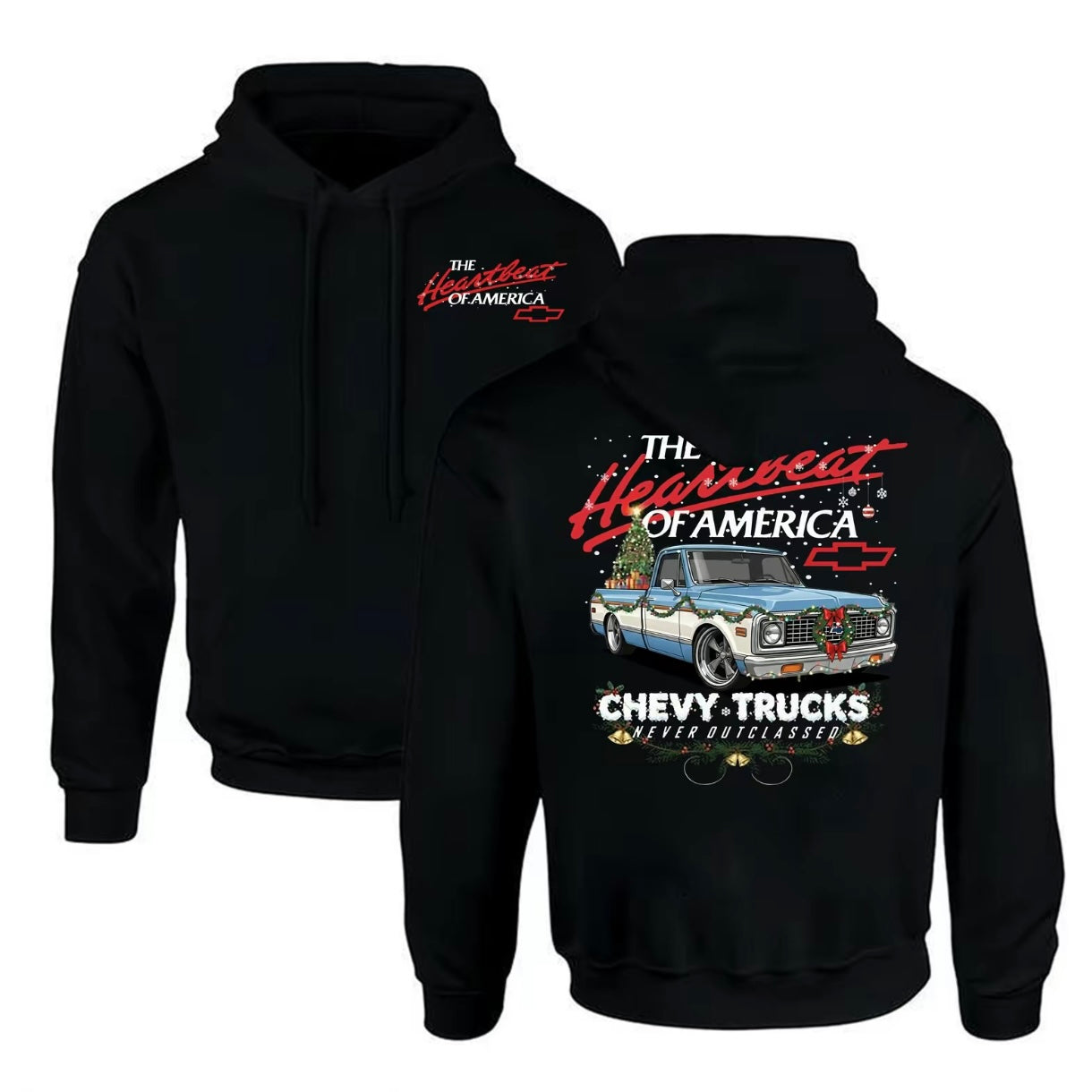 Chevy The Heartbeat of America Christmas T-Shirt/Sweatshirt/Hoodie