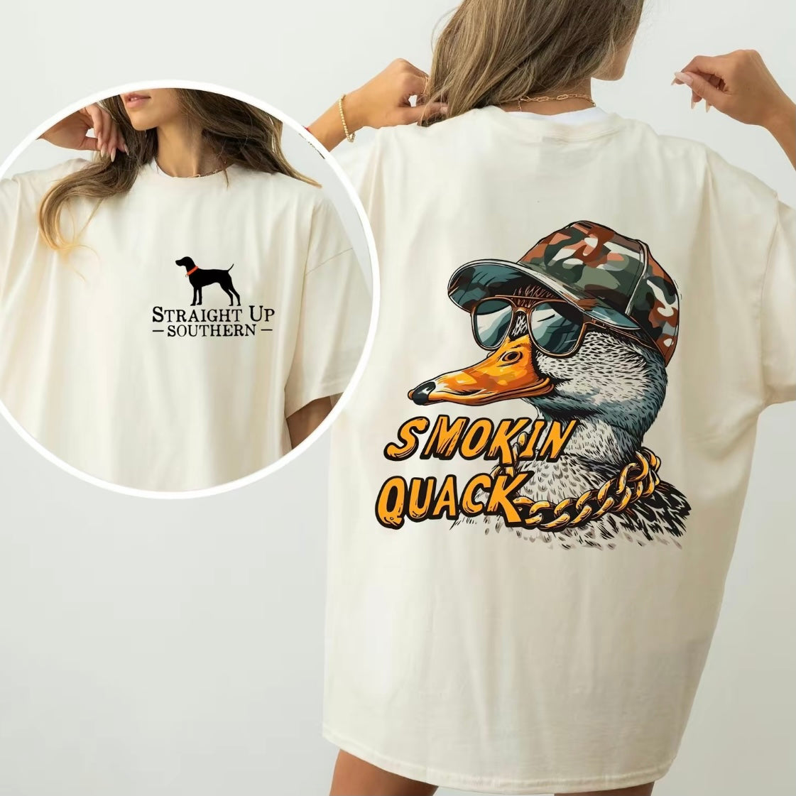 Sraight Up Southern Smokin Quack T-Shirt/Sweatshirt/Hoodie