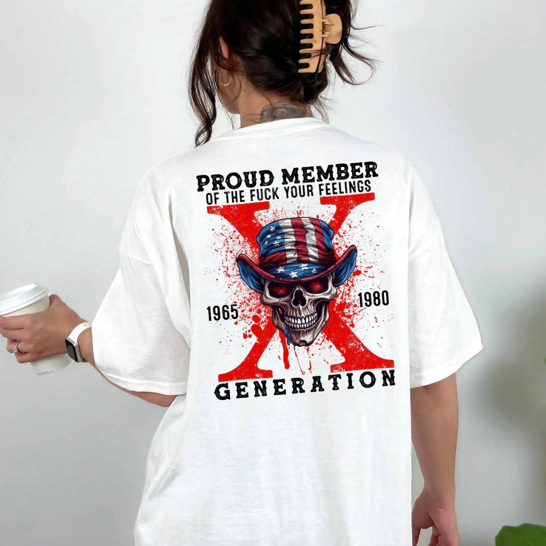 Custom Gen X Skull New Version T-Shirt/Sweatshirt/Hoodie