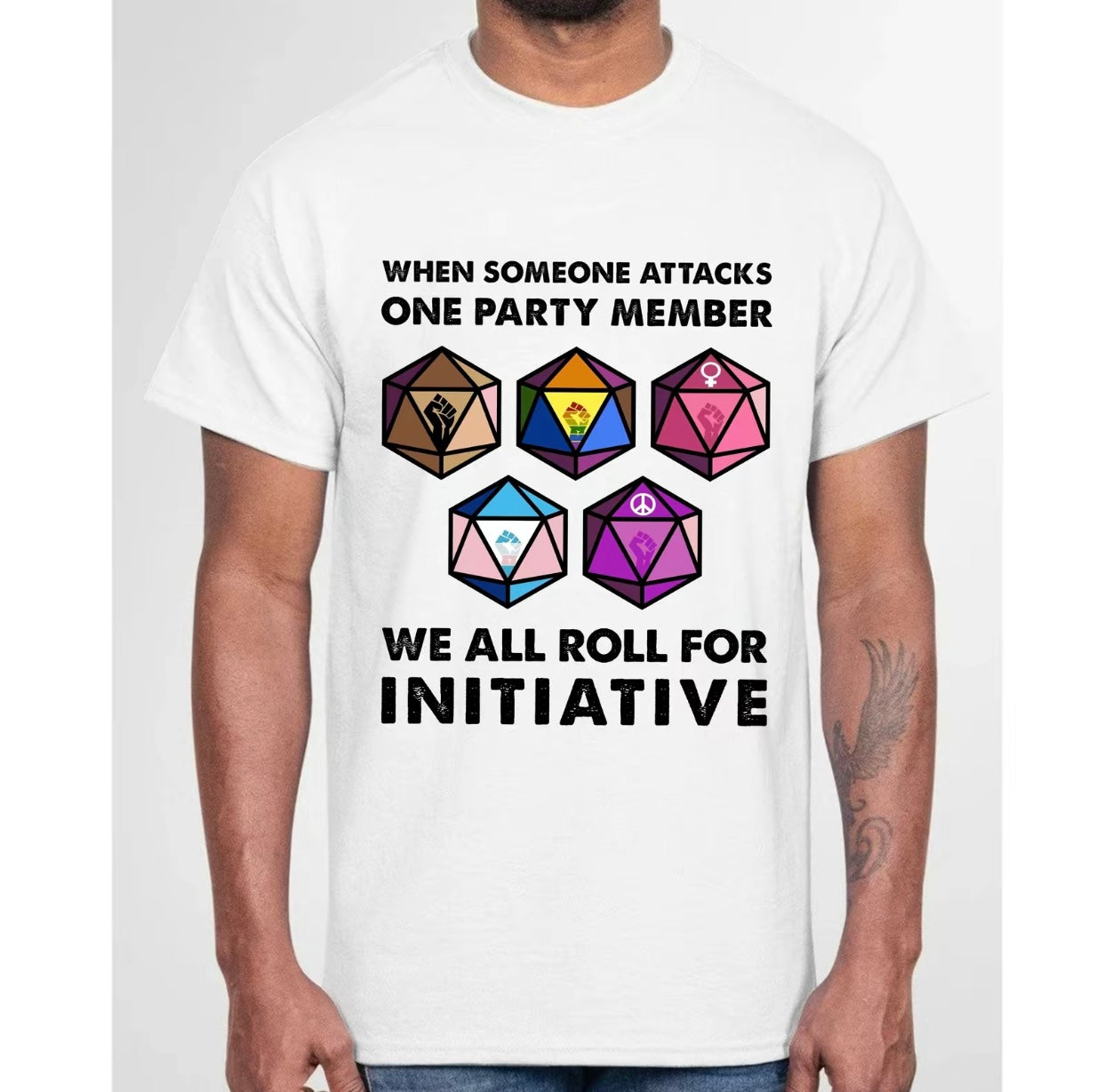 Dungeons and Dragons We All Roll For Initiative T-Shirt/Sweatshirt/Hoodie