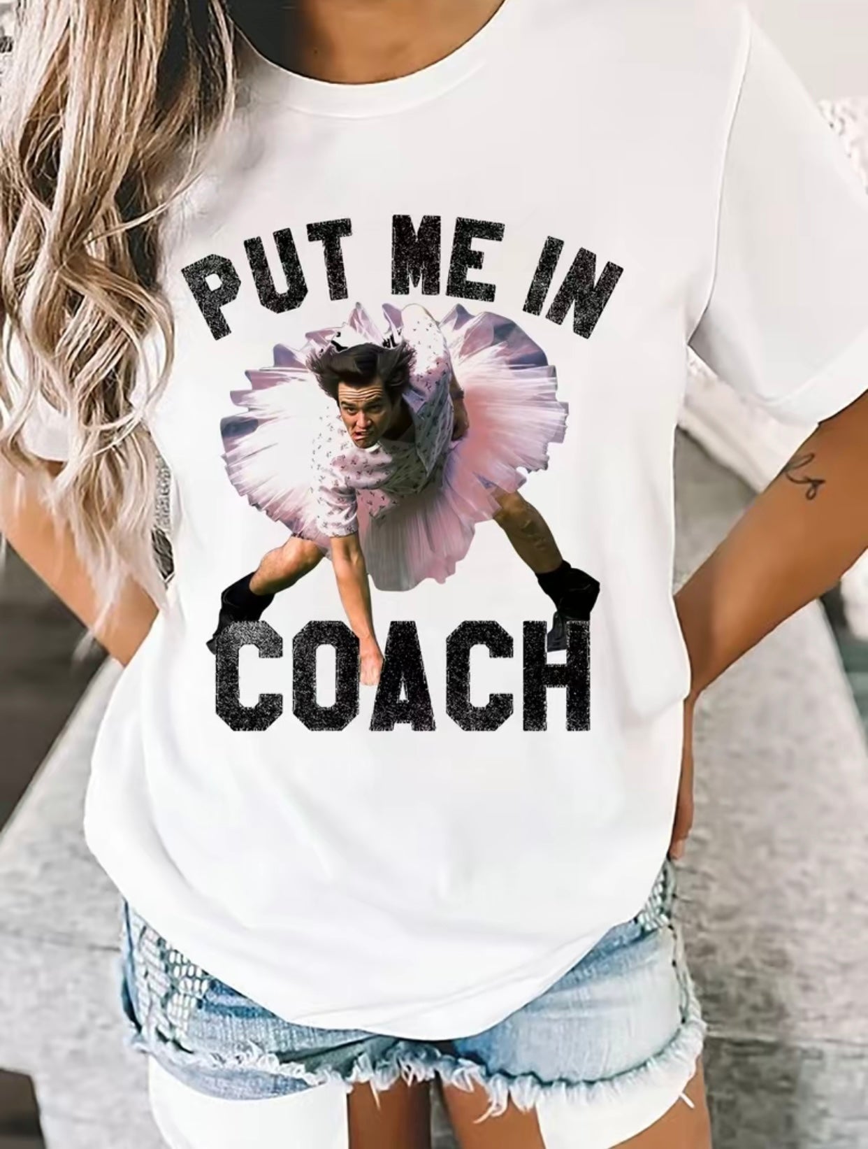 Put Me in Coach Jim Carey Funny T-Shirt/Sweatshirt/Hoodie