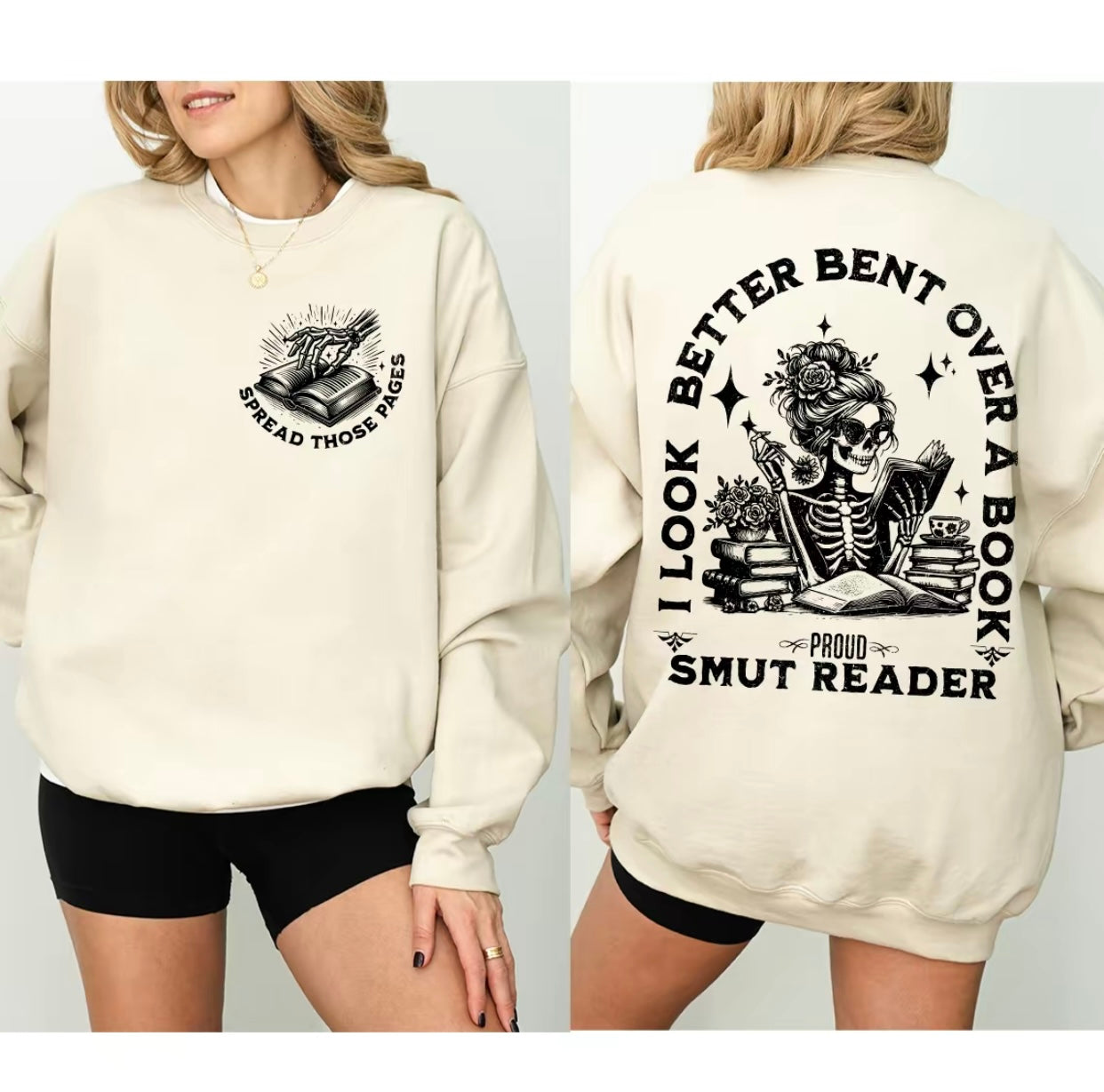 I Look Better Bent Over a Book Smut Reader T-Shirt/Sweatshirt/Hoodie