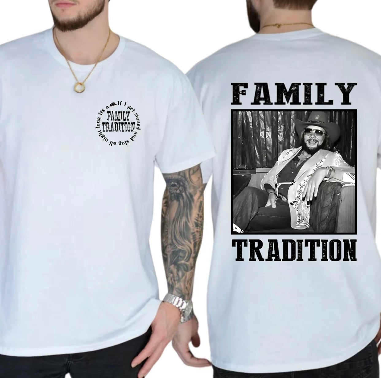 Family Tradition Hank Rock Williams Singer Jr T-Shirt/Sweatshirt/Hoodie