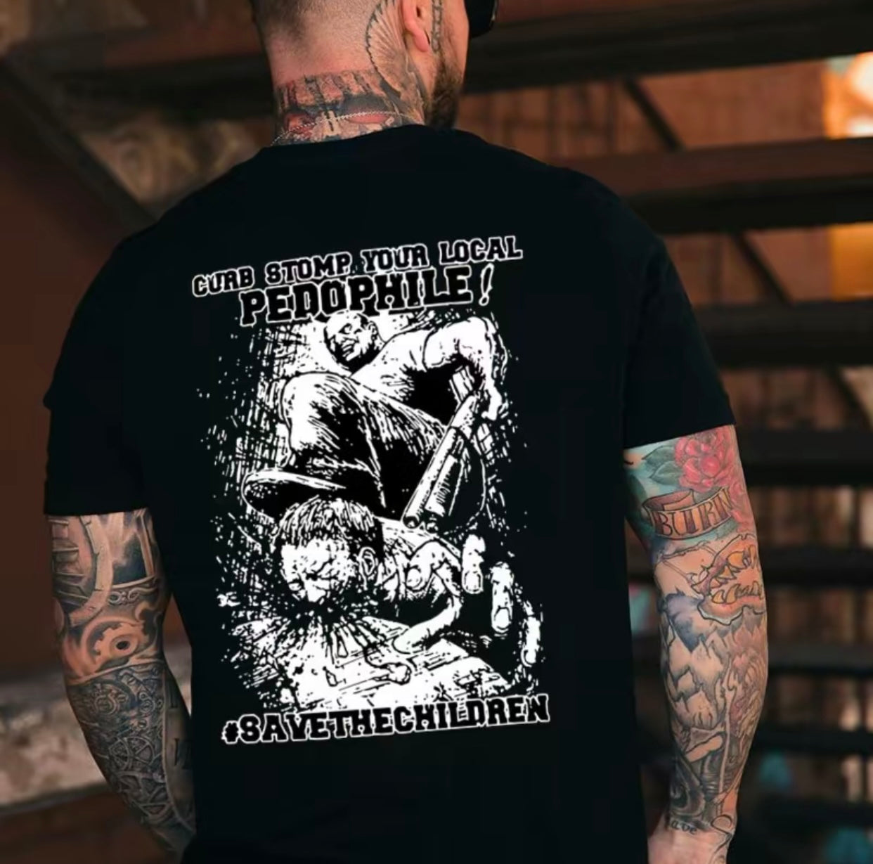 Curb Stomp Your Local Pedophile T-Shirt/Sweatshirt/Hoodie