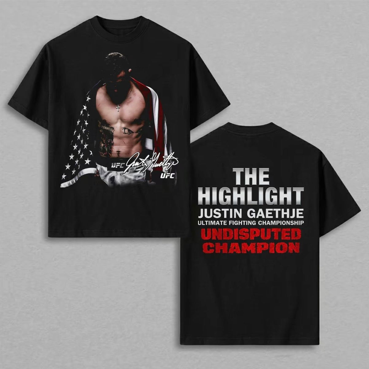 Justin Gaethje UFC Freedom 250 Champion Series T-Shirt/Sweatshirt/Hoodie