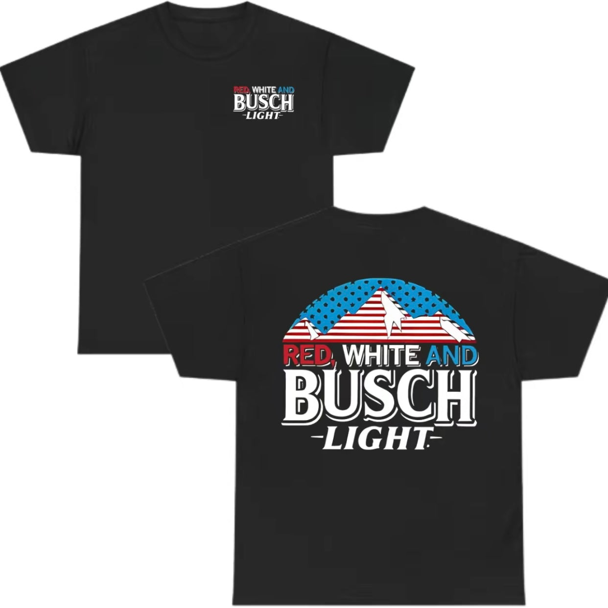 Red White & Busch Light Funny T-Shirt/Sweatshirt/Hoodie