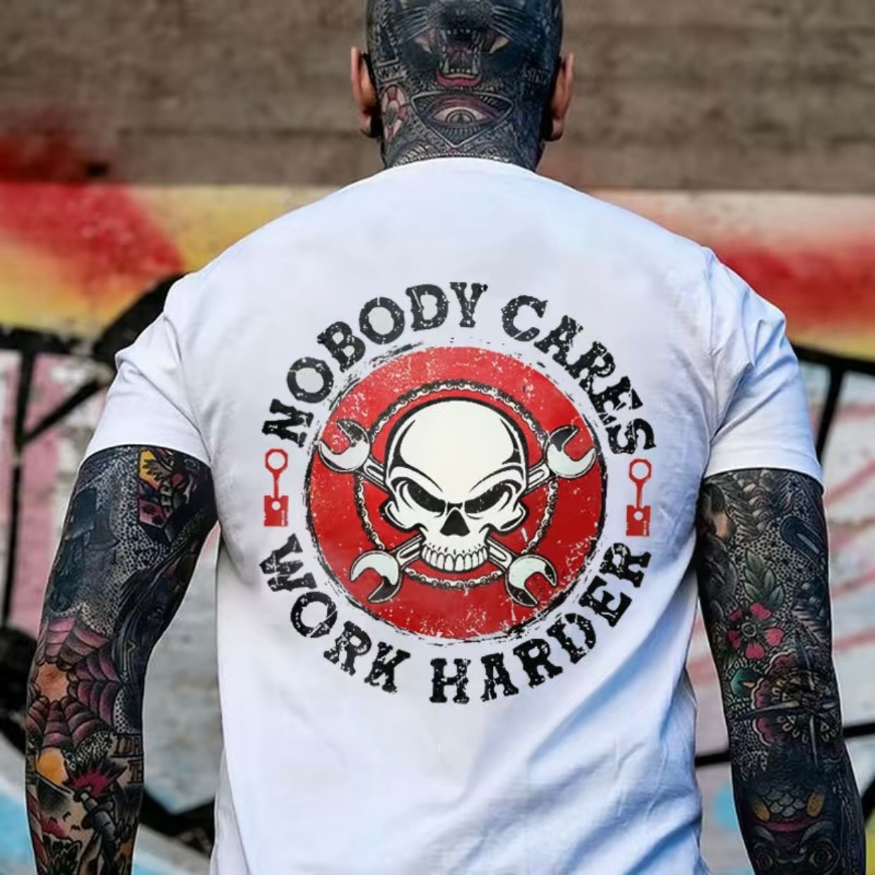 Nobody Cares Work Harder Skull T-Shirt/Sweatshirt/Hoodie