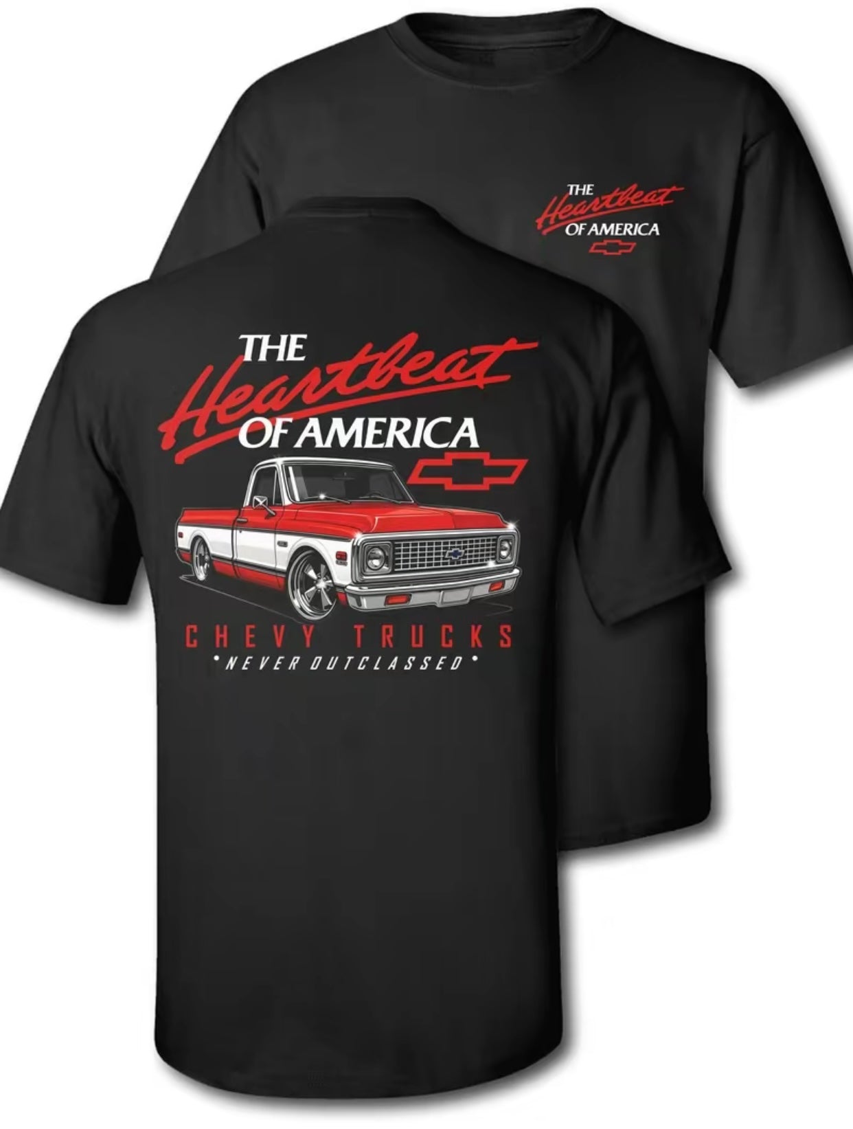 Chevrolet Heartbeat of America Chevy Graphic T-Shirt/Sweatshirt/Hoodie