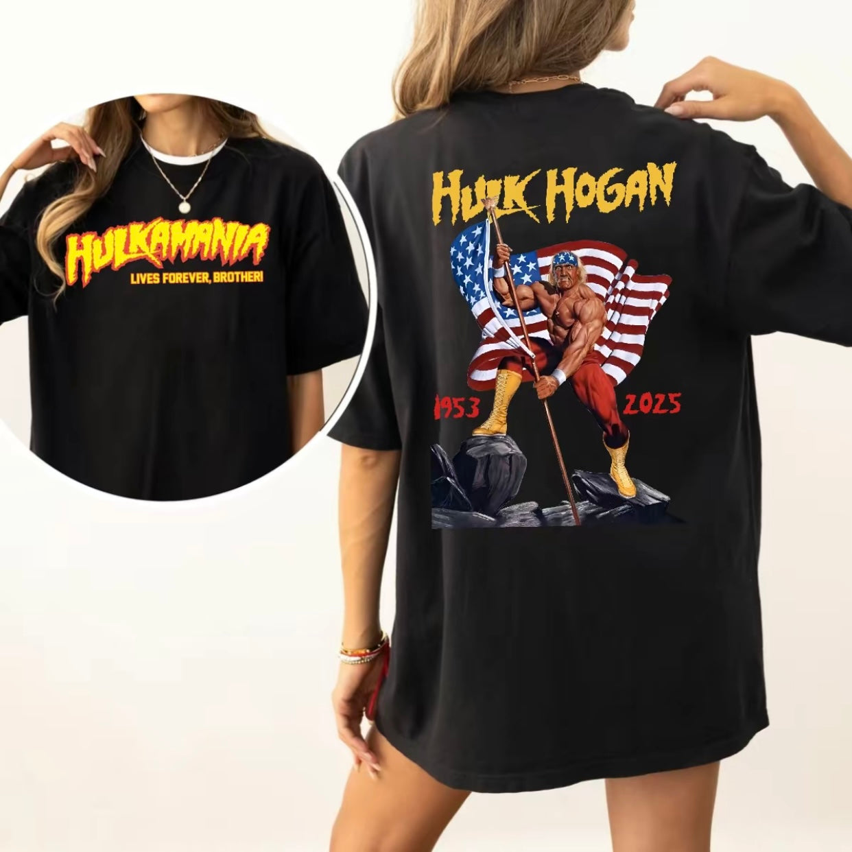 Hulkamania In Our Hearts Hulk Hogan Tribute T-Shirt/Sweatshirt/Hoodie