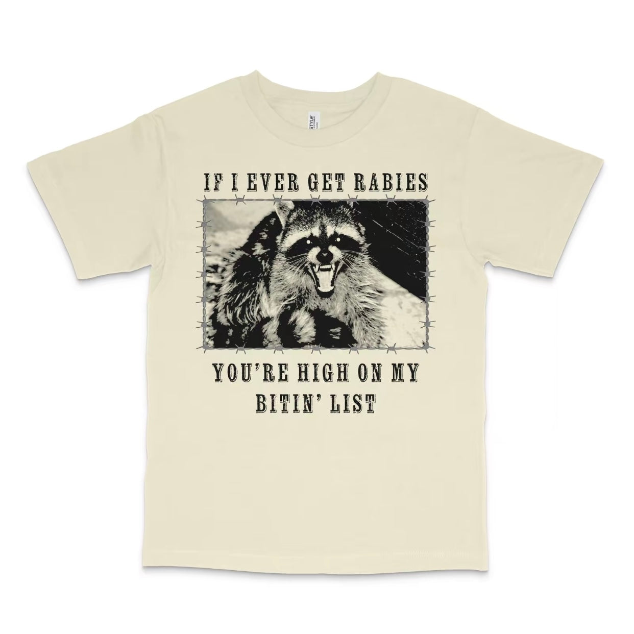 If I Ever Get Rabies Funny Raccoon T-Shirt/Sweatshirt/Hoodie