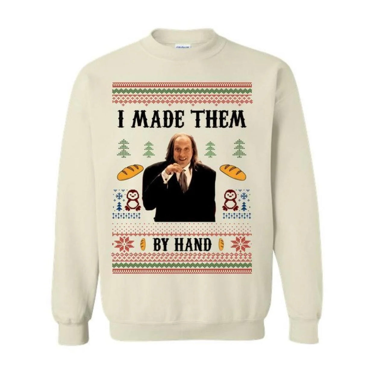 I Made Them By Hand Funny Christmas T-Shirt/Sweatshirt/Hoodie