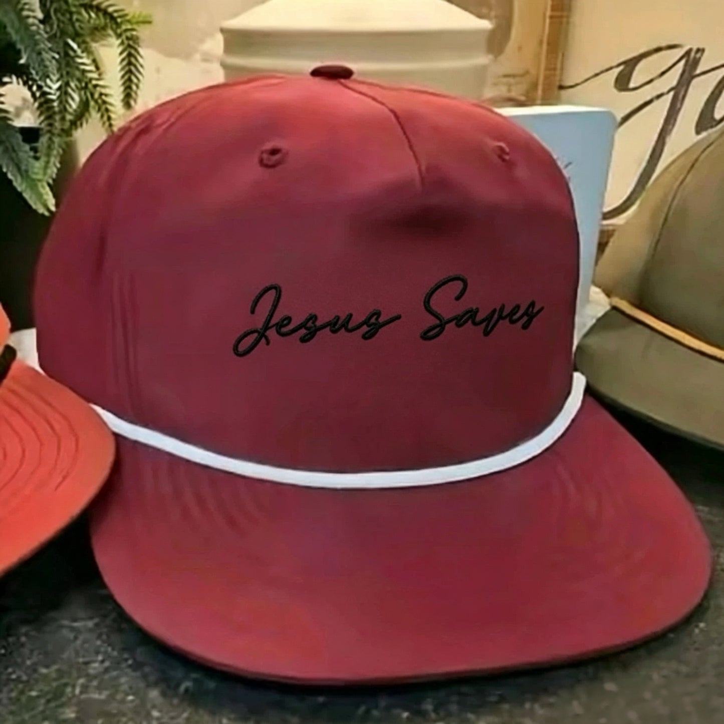 Jesus Saves Christian Faith Snapback Hat