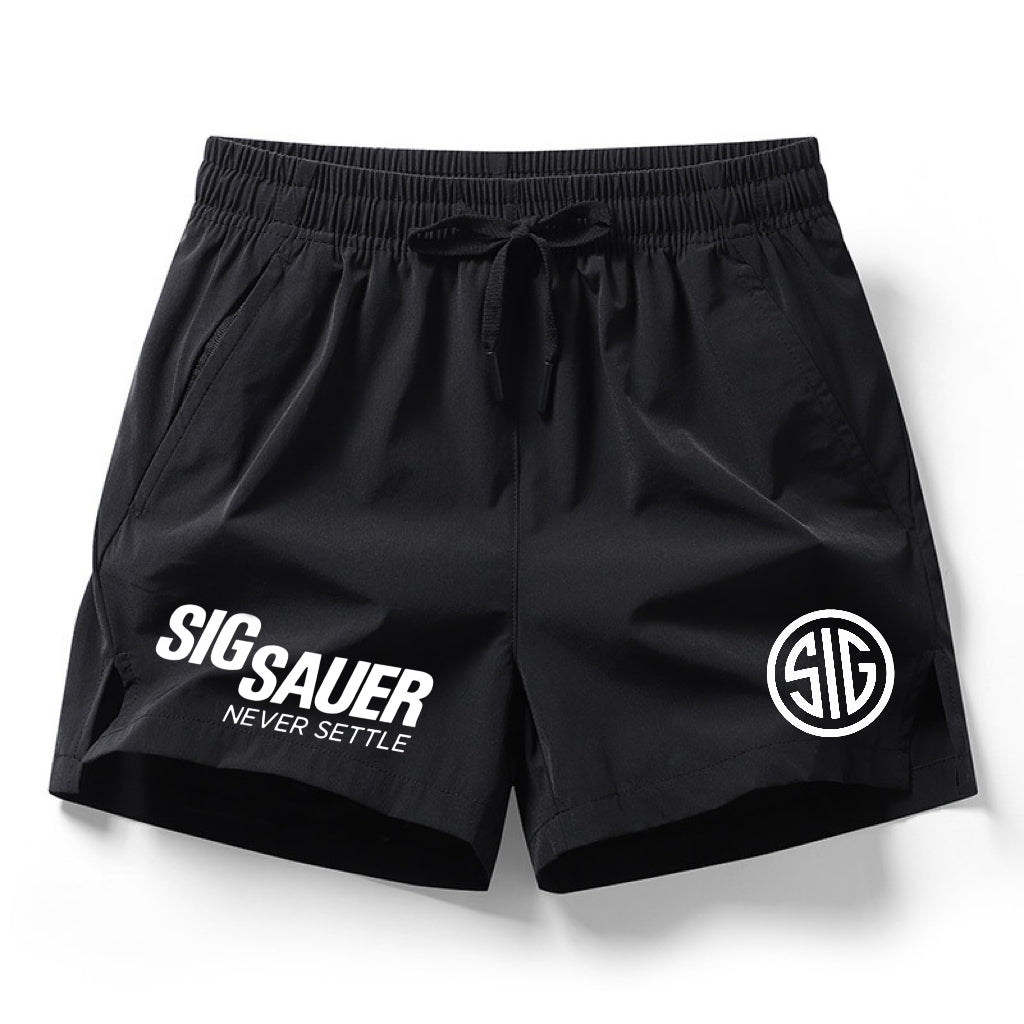 Sig Sauer Never Settle Drawstring Waist Shorts