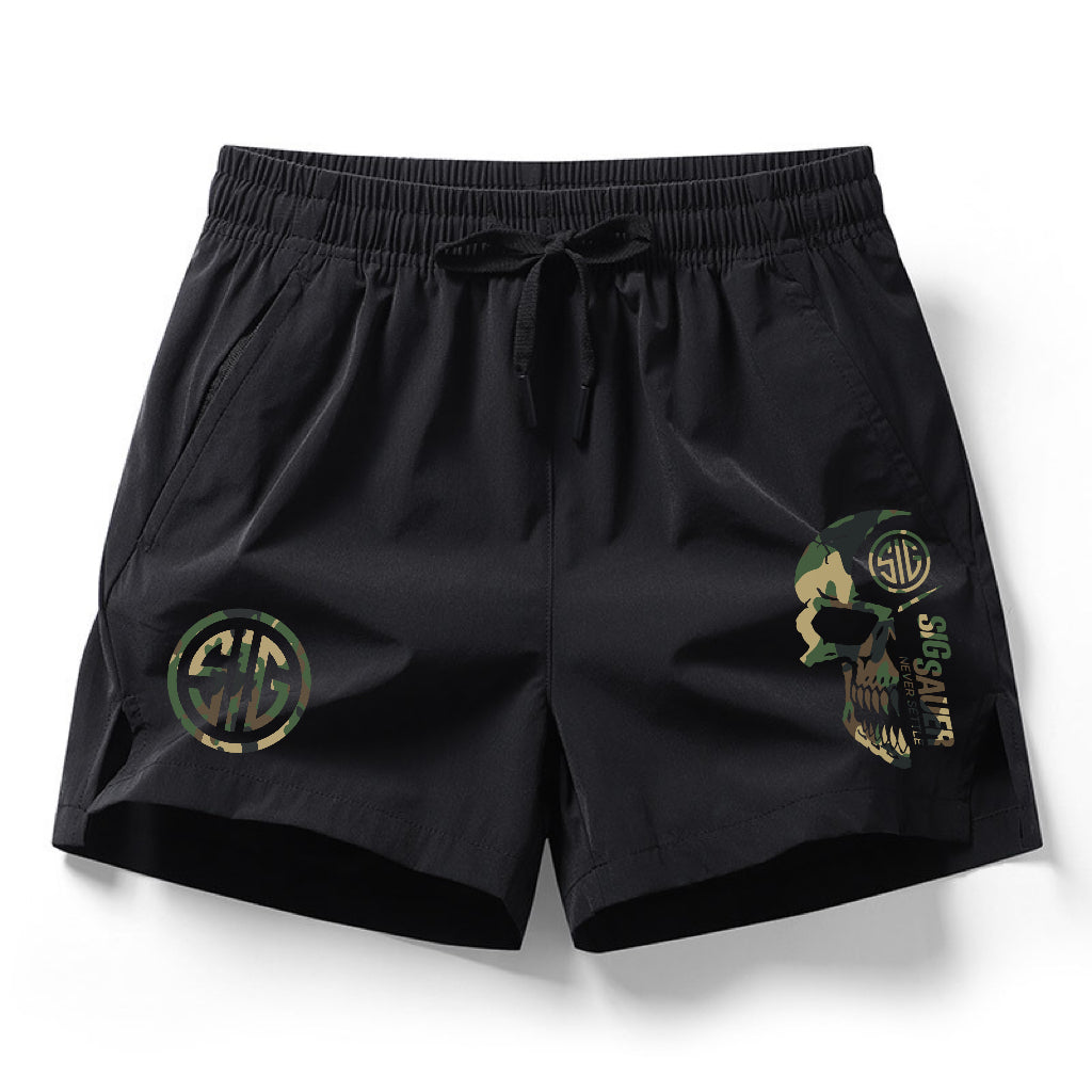 Sig Sauer Never Settle Drawstring Waist Shorts