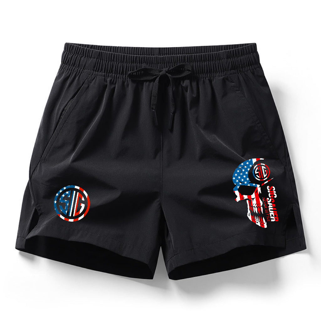 Sig Sauer Never Settle Drawstring Waist Shorts