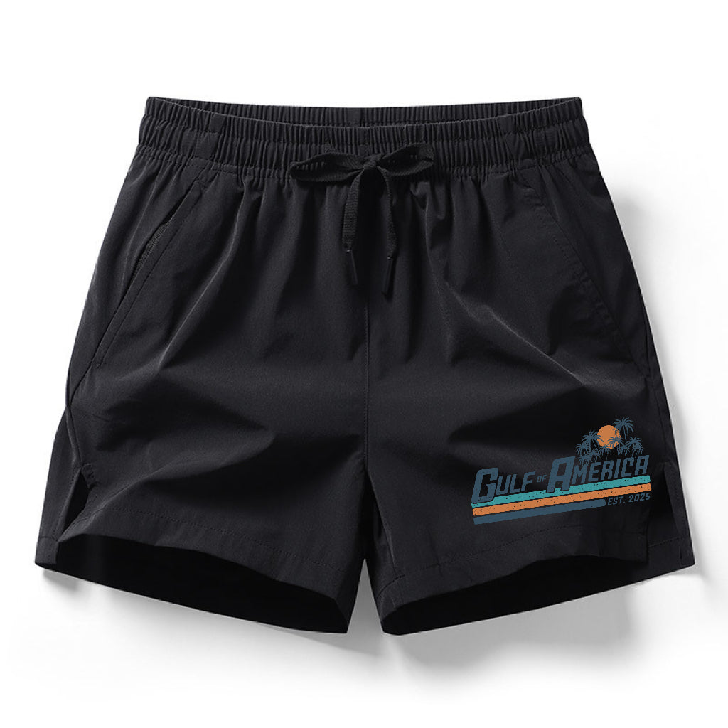 Gulf of America Drawstring Waist Shorts