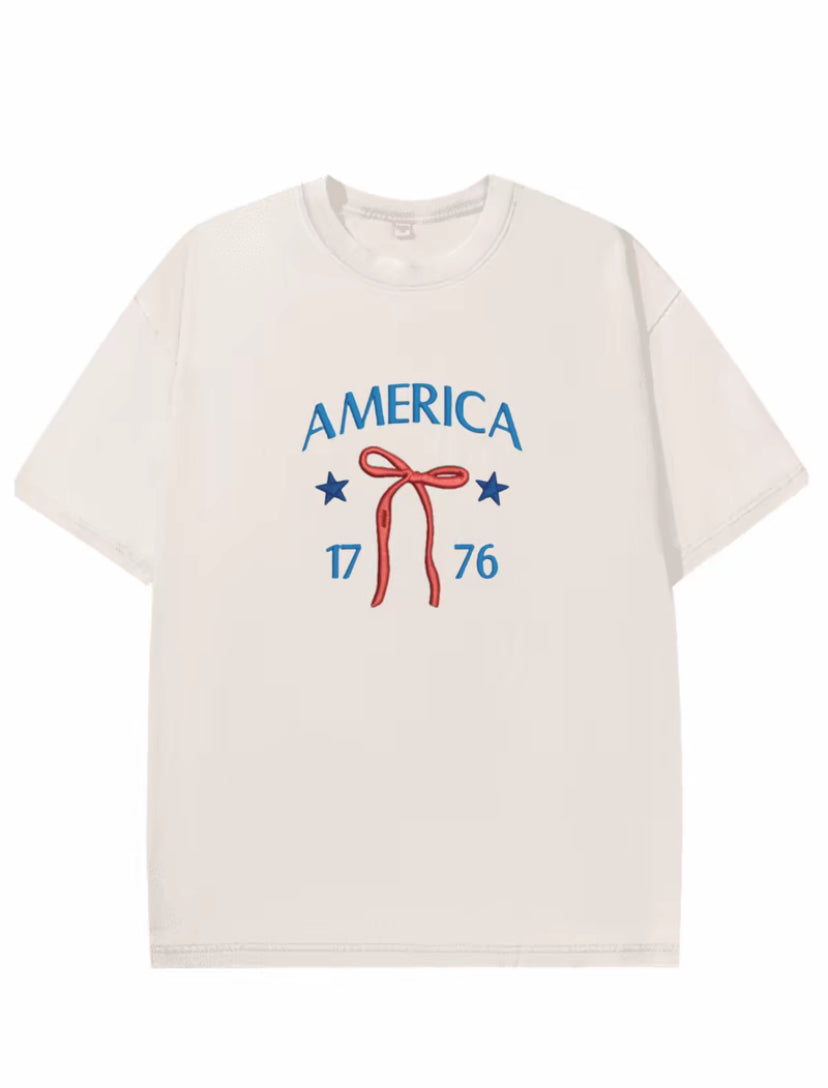 Patriotic American Honey Embroidered T-Shirt/Sweatshirt/Hoodie