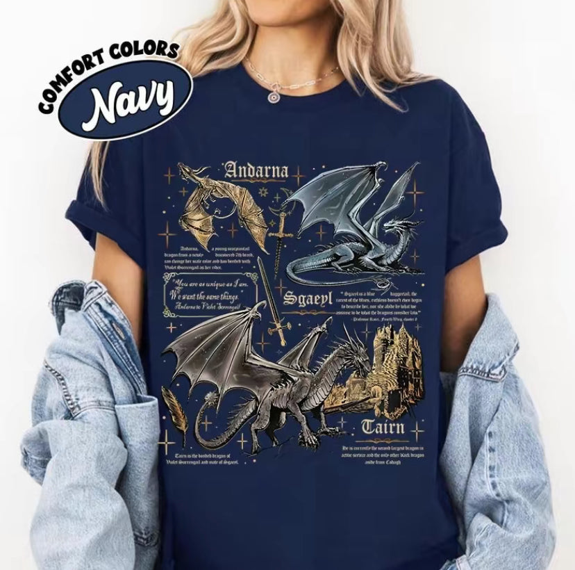 Fourth Wing Dragon T-Shirt/Sweatshirt/Hoodie