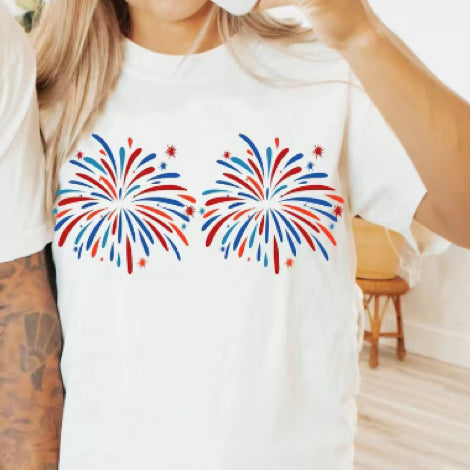 Funny Couples 4th of July Fireworks T-Shirt/Sweatshirt/Hoodie