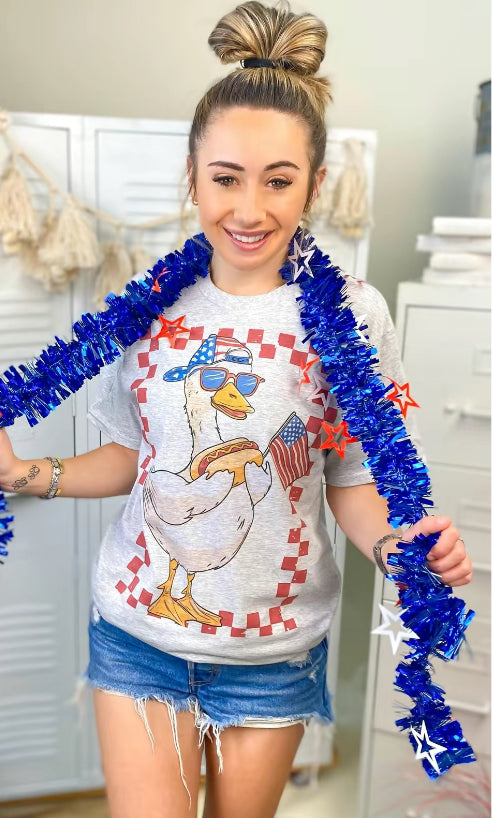 Patriotic Goose Funny T-Shirt/Sweatshirt/Hoodie