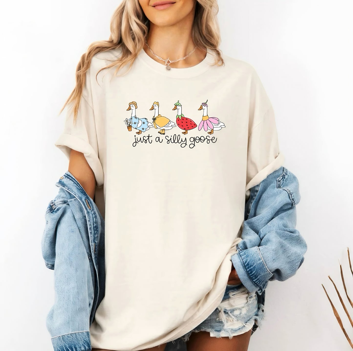 Just A Silly Goose Funny T-Shirt/Sweatshirt/Hoodie