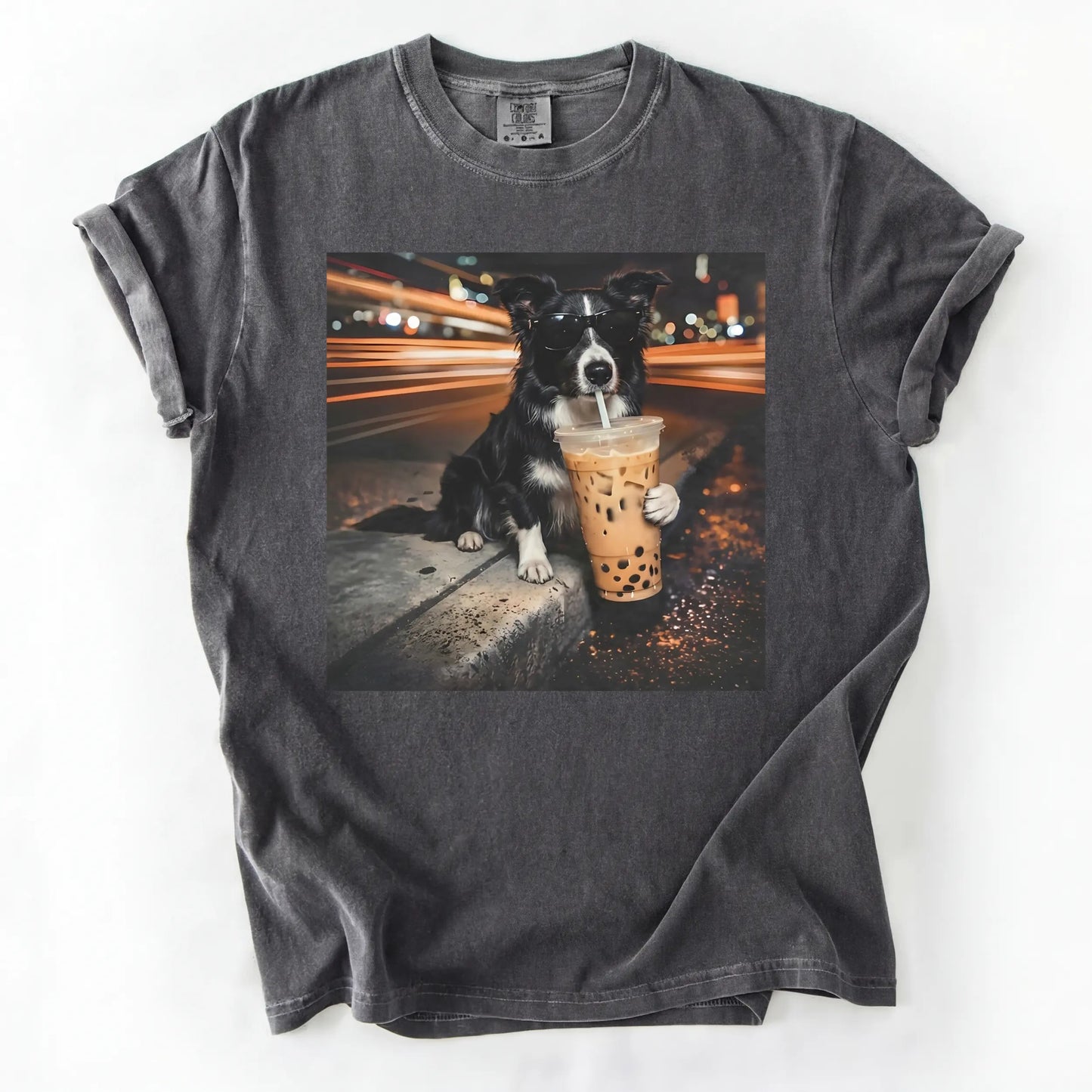 Dog Drinking Bubble Tea Meme Gift for Dog Lovers T-Shirt/Sweatshirt/Hoodie