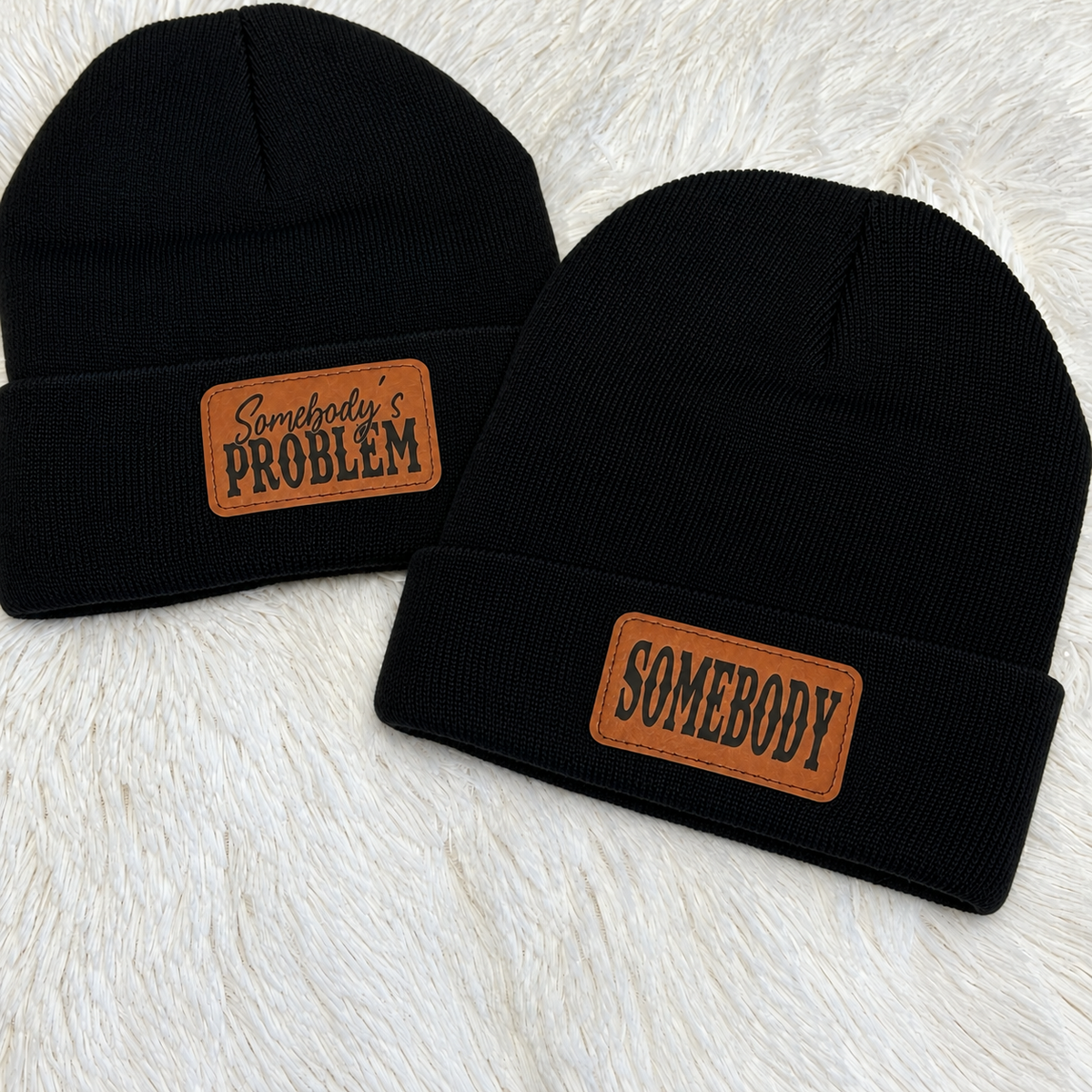 Somebody's Problem Patch Beanie