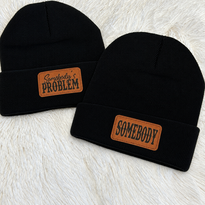 Somebody's Problem Patch Beanie