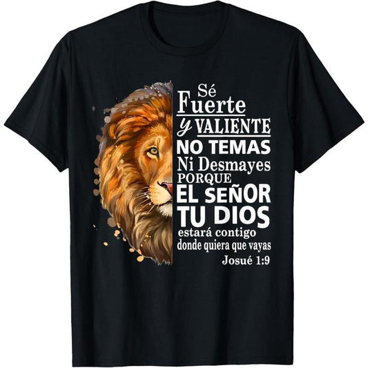 Valiente Josue 1:9 Christian Bible T-Shirt/Sweatshirt/Hoodie