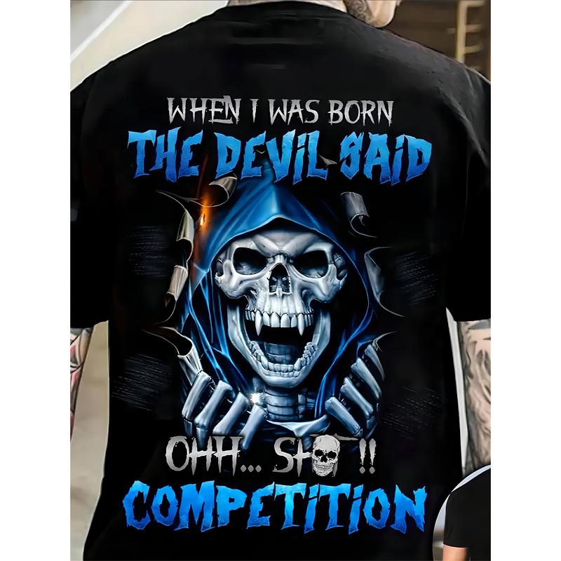When I was Born Skull Funny T-Shirt/Sweatshirt/Hoodie
