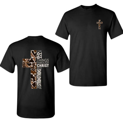 Christian Camo Cross Design T-Shirt/Sweatshirt/Hoodie