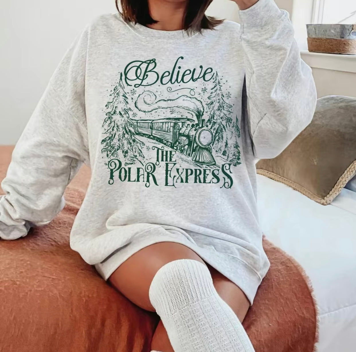 Believe The Polar Express Vintage T-Shirt/Sweatshirt/Hoodie