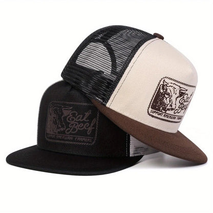 Eat Beef Bull's Head Hat
