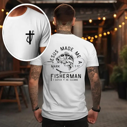 Jesus Made Me a Fisherman Christian T-Shirt/Sweatshirt/Hoodie