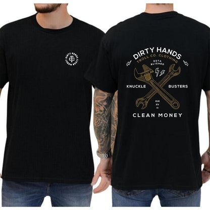 Dirty Hands Clean Money Slogan T-Shirt/Sweatshirt/Hoodie