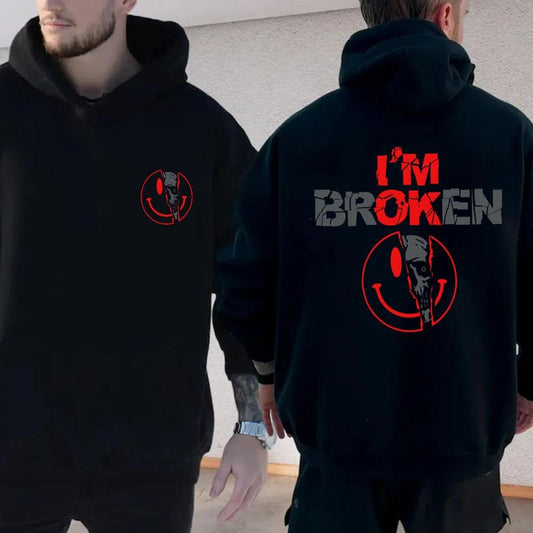 I'm Broken Horror Smile Face T-Shirt/Sweatshirt/Hoodie