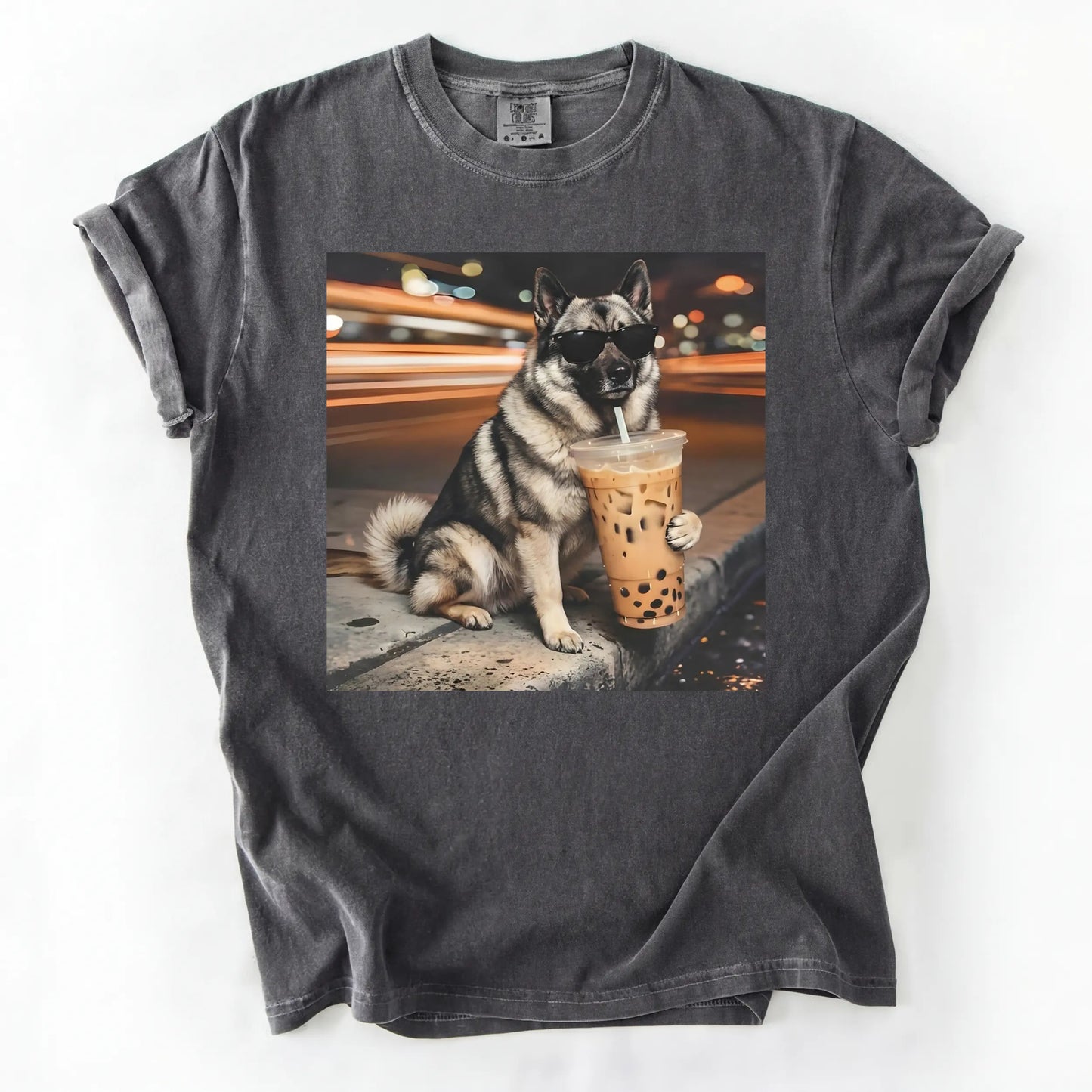Dog Drinking Bubble Tea Meme Gift for Dog Lovers T-Shirt/Sweatshirt/Hoodie