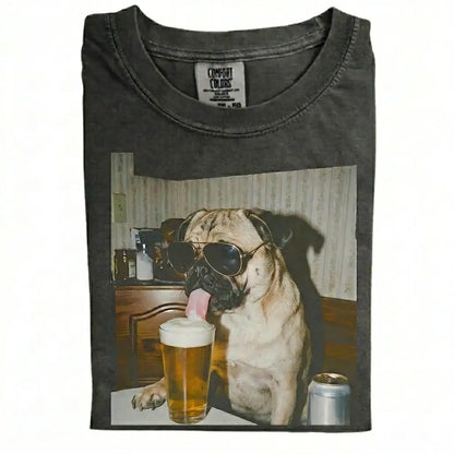 Dog Drinking Beer Meme Gift for Dog Lovers T-Shirt/Sweatshirt/Hoodie