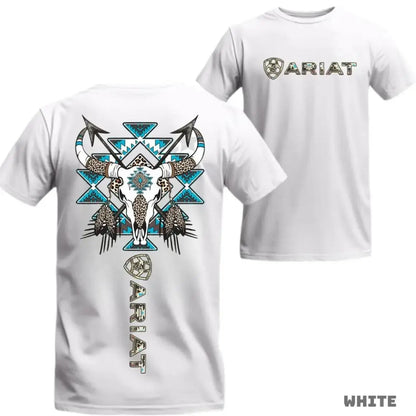 Ariat Tribal Western Bull Skull T-Shirt/Sweatshirt/Hoodie