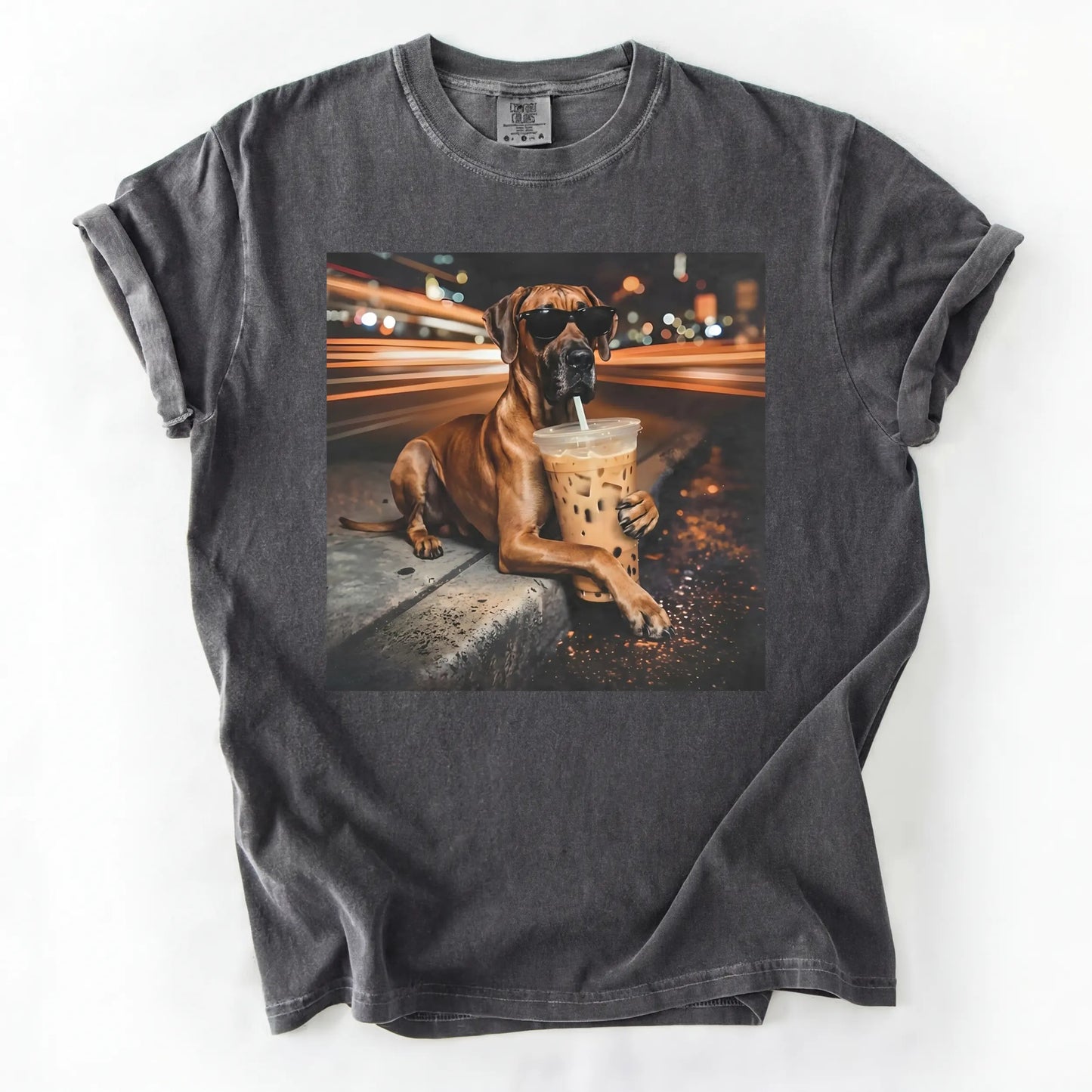 Dog Drinking Bubble Tea Meme Gift for Dog Lovers T-Shirt/Sweatshirt/Hoodie