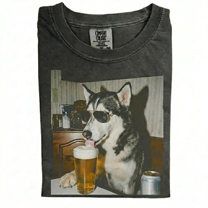 Dog Drinking Beer Meme Gift for Dog Lovers T-Shirt/Sweatshirt/Hoodie