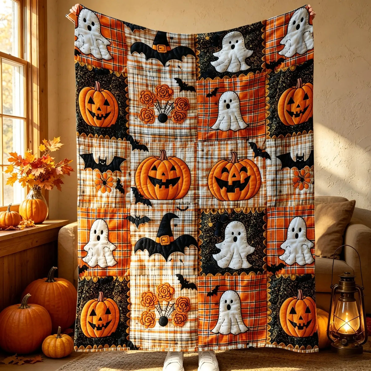 Halloween Pumpkin Ghost Series Blanket