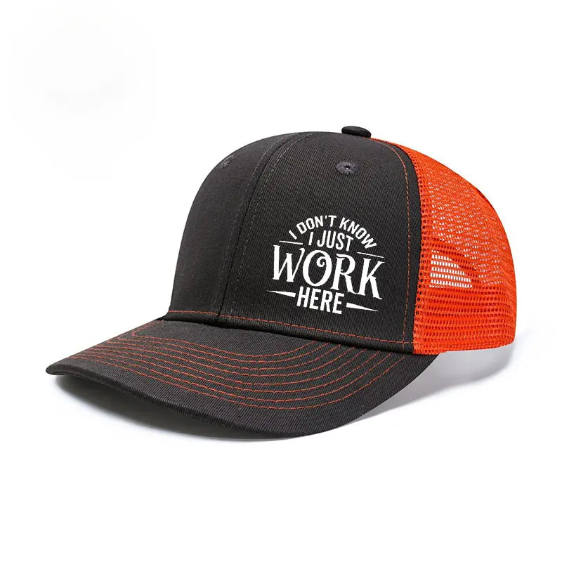 I Don't Know I Just Work Here Funny Hat