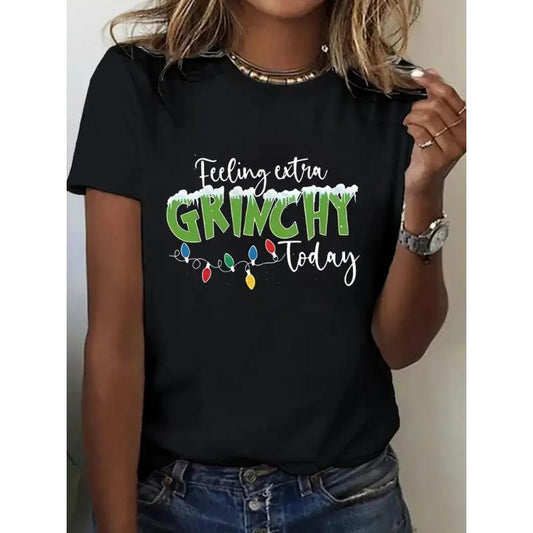 Feeling Grinchy Today Christmas Design T-Shirt/Sweatshirt/Hoodie