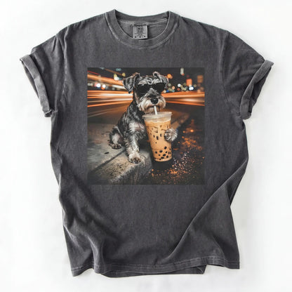 Dog Drinking Bubble Tea Meme Gift for Dog Lovers T-Shirt/Sweatshirt/Hoodie