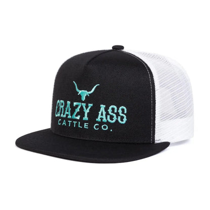 Crazy A** Cow Head Embroidered Hat