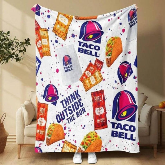 Taco Bell Think Outside The Bun Blanket