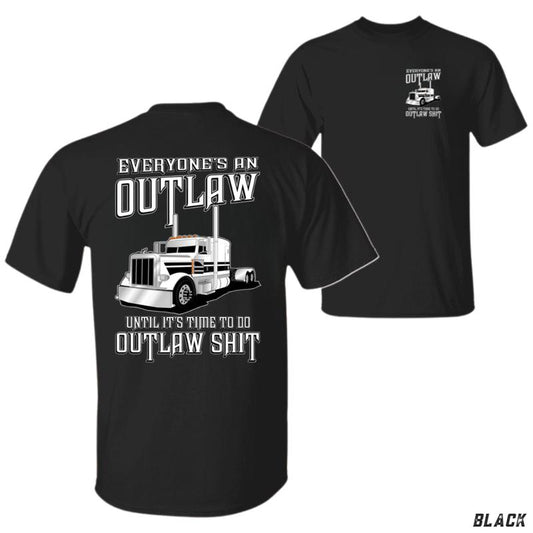 Outlaw Truck Bold Peterbilt Design T-Shirt/Sweatshirt/Hoodie