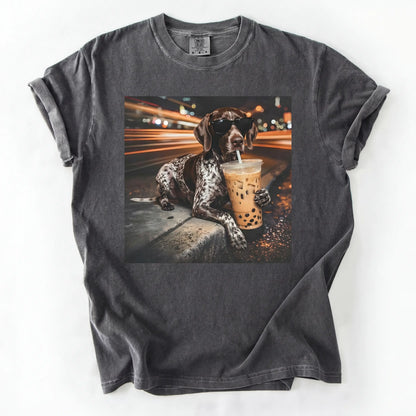 Dog Drinking Bubble Tea Meme Gift for Dog Lovers T-Shirt/Sweatshirt/Hoodie